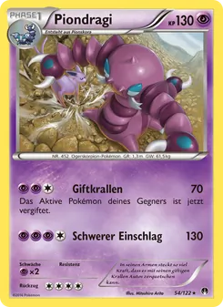 Karte Piondragi aus TURBOfieber, Nummer 54/122