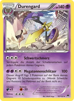 Karte Durengard aus TURBOfieber, Nummer 62/122