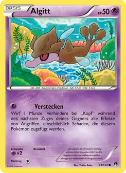 Karte Algitt aus TURBOfieber, Nummer 63/122