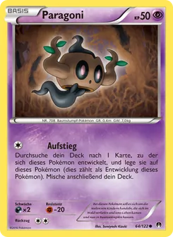 Karte Paragoni aus TURBOfieber, Nummer 64/122