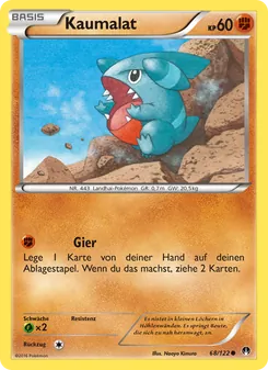 Karte Kaumalat aus TURBOfieber, Nummer 68/122