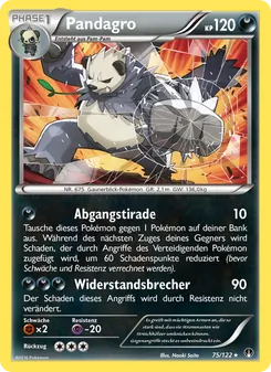 Karte Pandagro aus TURBOfieber, Nummer 75/122