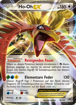 Karte Ho-Oh EX aus TURBOfieber, Nummer 92/122