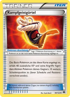 Karte Kampfgeistgürtel aus TURBOfieber, Nummer 99/122