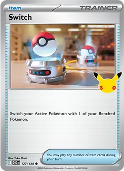 Switch card from 30th Celebration, number 127/128