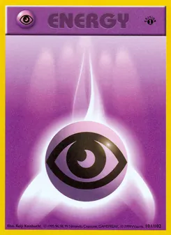 Psychic Energy card from Base Set, number 101/102