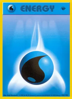 Water Energy card from Base Set, number 102/102