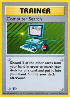Computer Search card from Base Set, number 71/102