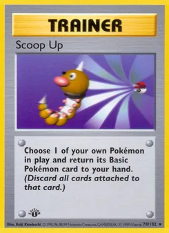 Scoop Up card from Base Set, number 78/102
