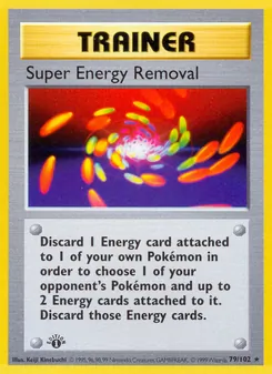 Super Energy Removal card from Base Set, number 79/102