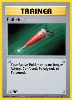 Full Heal card from Base Set, number 82/102