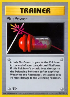PlusPower card from Base Set, number 84/102