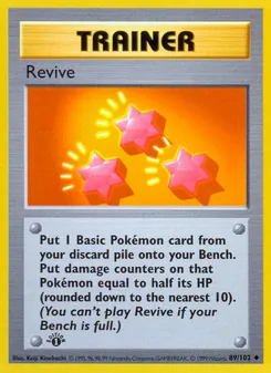 Revive card from Base Set, number 89/102