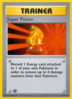 Super Potion card from Base Set, number 90/102