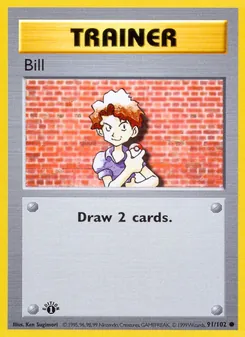 Bill card from Base Set, number 91/102
