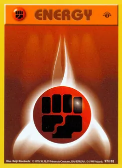 Fighting Energy card from Base Set, number 97/102