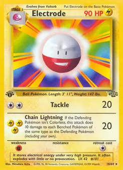 Kartu Electrode dari Jungle, nomor 18/64