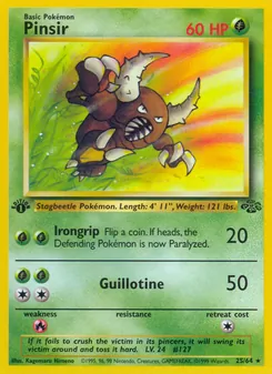 Kartu Pinsir dari Jungle, nomor 25/64