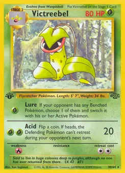 Kartu Victreebel dari Jungle, nomor 30/64