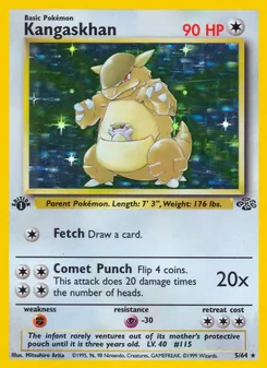 Kartu Kangaskhan dari Jungle, nomor 5/64
