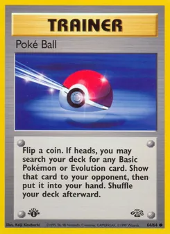 Kartu Poké Ball dari Jungle, nomor 64/64