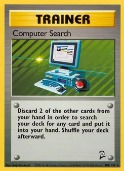 Computer Search card from Base Set 2, number 101/130