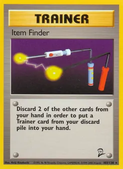 Item Finder card from Base Set 2, number 103/130