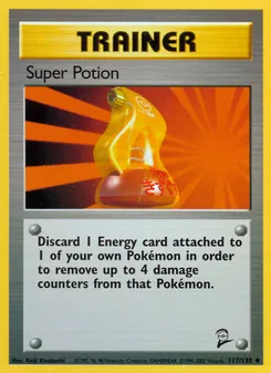 Super Potion card from Base Set 2, number 117/130