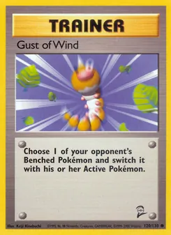 Gust of Wind card from Base Set 2, number 120/130