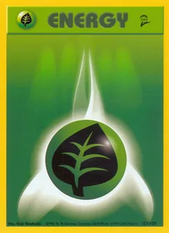 Grass Energy card from Base Set 2, number 127/130