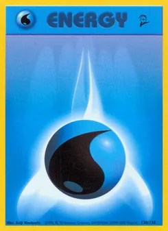Water Energy card from Base Set 2, number 130/130
