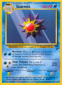 Starmie card from Base Set 2, number 94/130