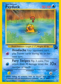 Psyduck card from Wizards Black Star Promos, number 20/53