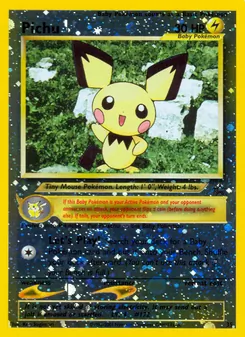 Pichu card from Wizards Black Star Promos, number 35/53