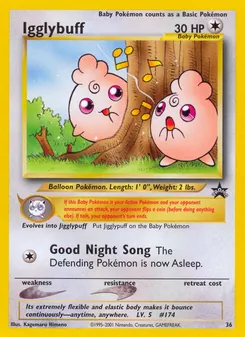 Igglybuff card from Wizards Black Star Promos, number 36/53