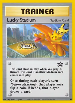Lucky Stadium card from Wizards Black Star Promos, number 41/53