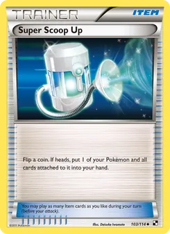 Super Scoop Up card from Black & White, number 103/114