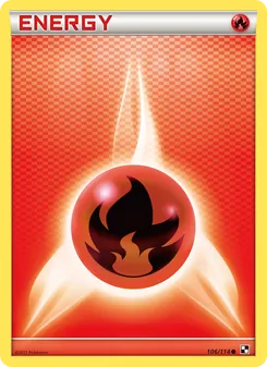Fire Energy card from Black & White, number 106/114