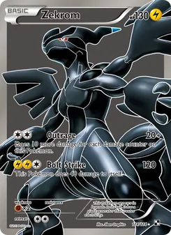 Zekrom card from Black & White, number 114/114