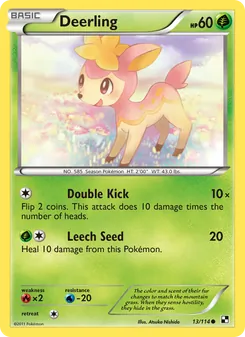 Deerling card from Black & White, number 13/114