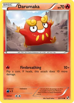 Darumaka card from Black & White, number 23/114