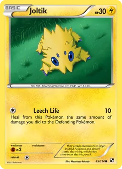 Joltik card from Black & White, number 45/114