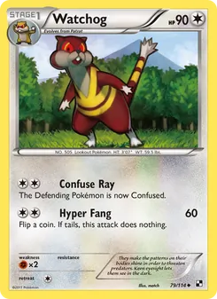 Watchog card from Black & White, number 79/114