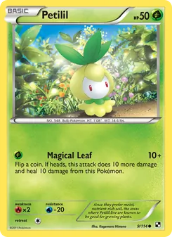 Petilil card from Black & White, number 9/114