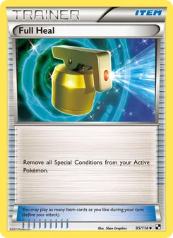 Full Heal card from Black & White, number 95/114