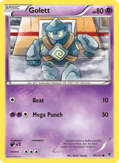 Golett card from Plasma Blast, number 45/101