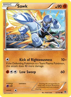 Sawk card from Plasma Blast, number 52/101