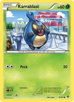 Karrablast card from Plasma Blast, number 6/101