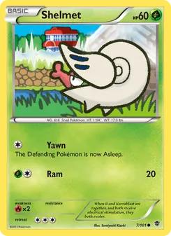 Shelmet card from Plasma Blast, number 7/101