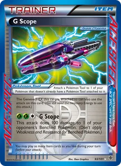 G Scope card from Plasma Blast, number 93/101